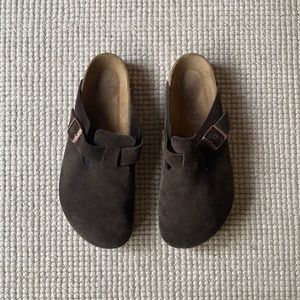 Men’s Birkenstock Boston Clogs - Brown (“Mocha”) - Size 12